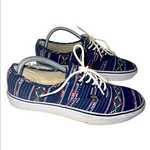 VANS off the wall geometric Aztec print sneakers Men size 8.5, women size 10,